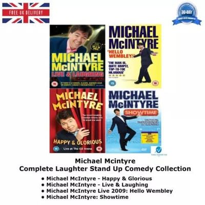 Michael Mcintyre The Complete Laughter Stand Up Comedy Collection R2 DVD Region 2 Brand New