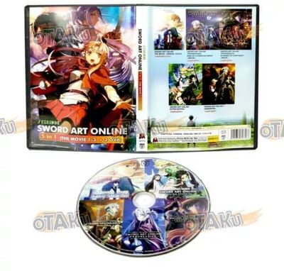 SWORD ART ONLINE (5 IN 1) - ANIME DVD (3 MOVIES+2 OVA) (ENG DUB) | SHIP FROM Region 2 Brand New