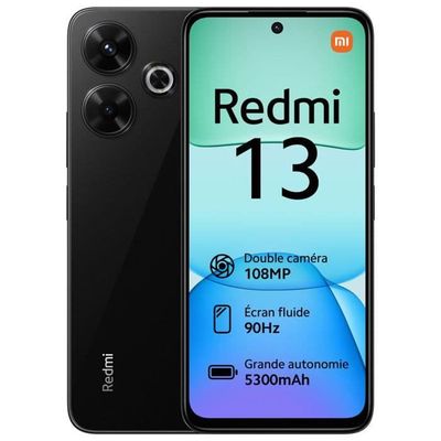 Xiaomi Redmi 13 6,79" - 8 GB RAM 256 GB, FHD+-skärm 90Hz, Dubbel 108MP, Batteri 5030mAh