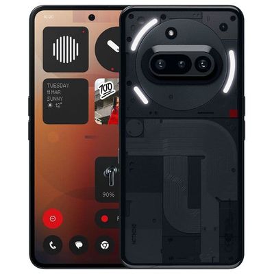 Smartphone Nothing Phone (3a) 5G 12Go 256Go Svart Dual SIM Snapdragon™ 7s Gen 3