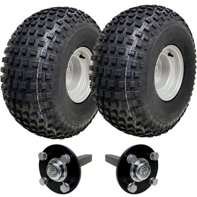 22x11.00-8 Knobby ATV Quad Trailer Kit Hjul, 40x40 axlar Lastkapacitet 310 kg