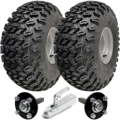 22x11.00-8 Utility ATV Quad Trailer Kit, P334 hjulaxlar och dragkapacitet 900 kg