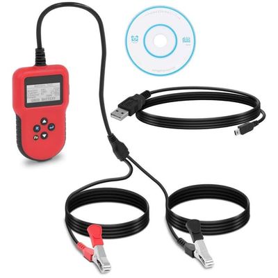 MSW - Bilbatteritestare digital - 12 V/24 V - LCD - flerspråkig