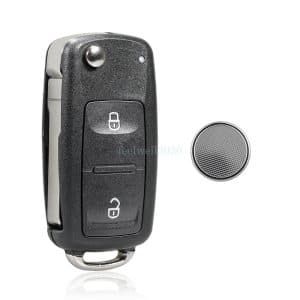For VW Amarok Transporter Golf T5 T6 2 Button Remote Flip Key Fob Shell Case UK