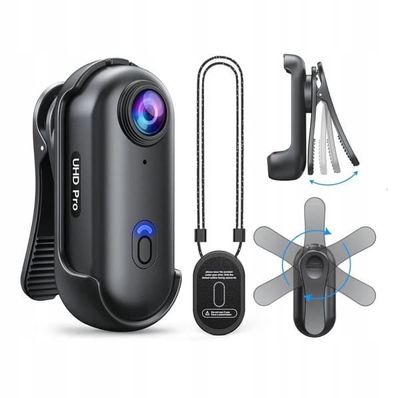 Mini-sportkamera HD 1080p Vattentät 140° vinkel WiFi-adaptrar Tillbehör