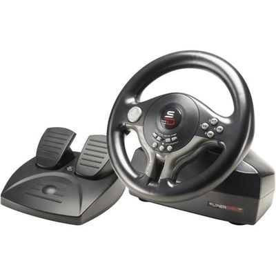 Racingratt - SUPERDRIVE - SV250 - Med pedaler - Paddlar - Vibrationer - Multiplattform