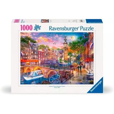 Ravensburger Puzzle: Sunset Over Amsterdam (1000pcs) (12000884) (3DS)