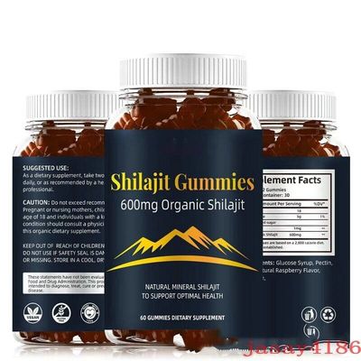 Shilajit Gummies | Pure 100% Authentic Himalayan Origin | High Fulvic Acid Conte