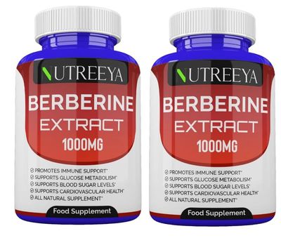BERBERINE 1000mg HIGH STRENGTH (360 Tablets) BLOOD SUGAR IMMUNE, 12 MONTH SUPPLY