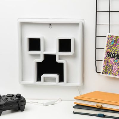 Paladone Veggmontert LED-lys med Creeper