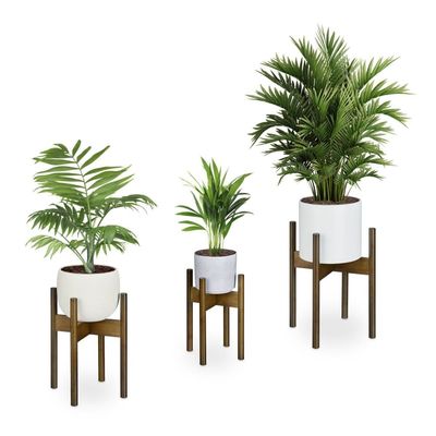 Blomsterställ set, 33x25x25 cm, 38x30x30 cm, 40x34x34 cm, Brun