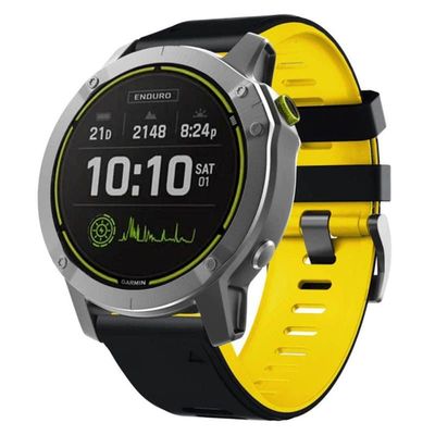 Twin Sport Armbånd Garmin ‌Enduro - Sort/gul