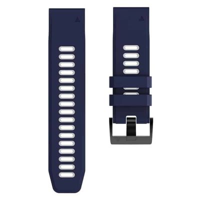 Twin klokkereim Garmin Fenix 7X Pro - Blå/Hvit