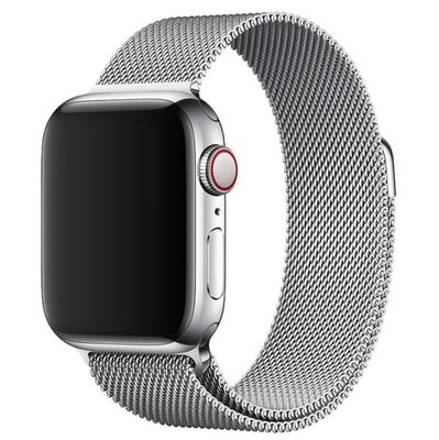Milanese Loop Rem til Apple Watch 38-41mm - SØLV