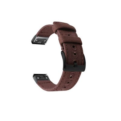 INF Høykvalitets vevd lerretsrem for Garmin-klokke