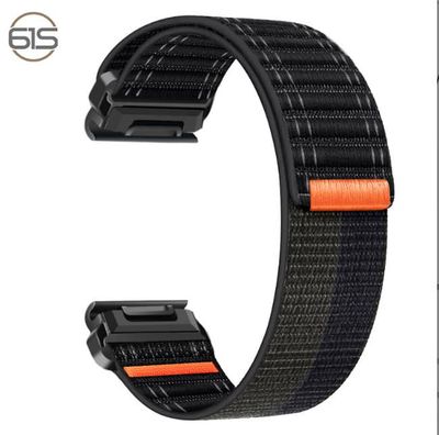 INF Nylon-klokkebånd for Garmin Fenix 8/5/6/7X Pro/Epix 935/965