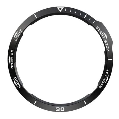 INF Stilig svart og hvit ramme for Garmin Fenix 6X-serien