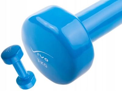 VIVO håndvægte Håndvægte 3 KG BLÅ 1 stk.