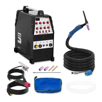 Stamos Power ² - Aluminiumsvets - TIG AC/DC - 220 A - 230 V - Puls - 2/4-takt