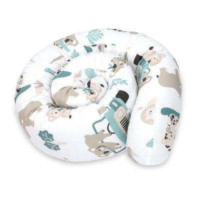 Side Sleeper Kudde Säng Snake Body Kudde 400 cm Bomull - Lång Kudde Säng Rulla Sovkudde Nack Rulla Afrika