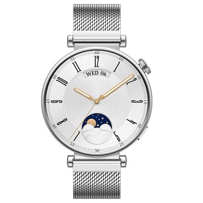 Riversong Smartwatch GLOW med 1,32" högupplöst AMOLED-skärm och IP68 - Silver