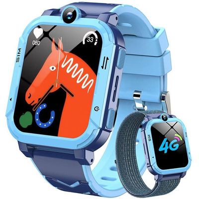 Blackview Z20 Smartwatch för barn 800mAh 1,83" Sportklocka 4G GPS Wifi SOS - Blå