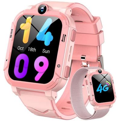 Blackview Z20 Smartklocka för barn 800mAh 1.83" Smartwatch Sport 4G GPS Wifi SOS - Rosa