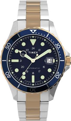 Timex Navi XL Automatic 41mm Stainless Steel Bracelet Watch TW2U83500