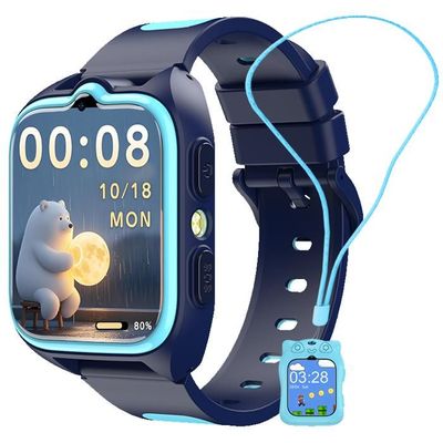 Barnsmartwatch Blackview Z30 800mAh 1.75" Sport 4G GPS SOS LED - Blå