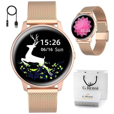 SMARTWATCH DAM G. Rossi SW015-4 roséguld (sg010d)