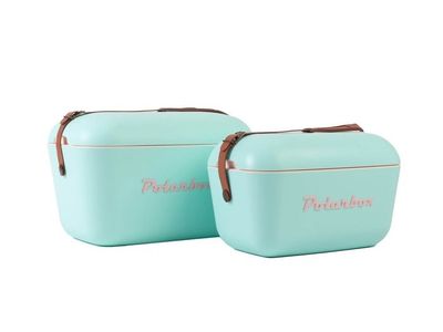 Bärbar kylbox - Polarbox - Retro Vintage - 20 l - Grön - Ergonomiskt handtag