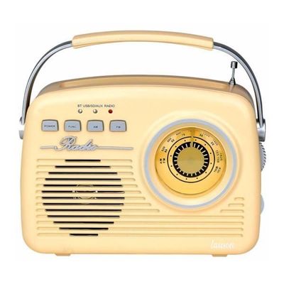 Bärbar radio - LAUSON - RA143 - AM/FM analog tuning - 2W integrerad högtalare - Uppladdningsbart batteri