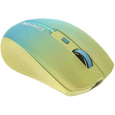 Trådløs Genopladelig Mus - CANYON - MW-44 - Bluetooth 5.0 - Multifarvet Baggrundsbelysning - 1600 DPI