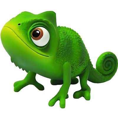 Pascal figur 6 cm - Rapunzel - Disney Prinsesser - Grøn - Pige - Barn - Fra 3 år