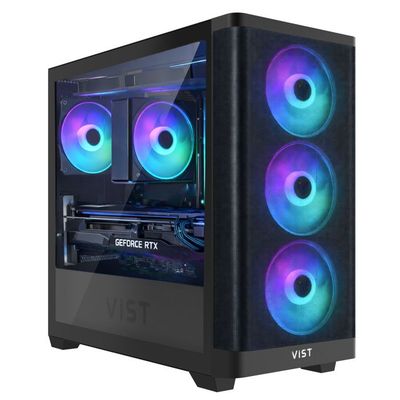 VIST PC Gaming Ryzen 7 5700X - RAM 16Go - RTX 5060 - SSD 500Go M.2 - WIFI - Windows 11 Pro