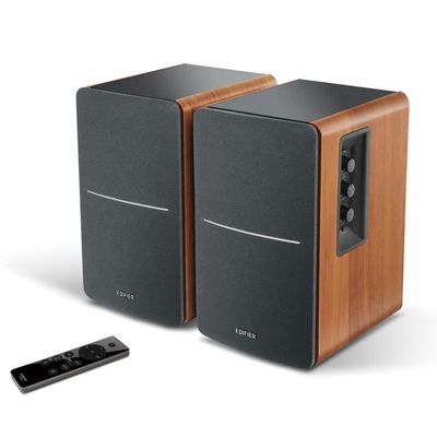 Bokhylla högtalare - Edifier - R1280DBs - Bluetooth 5.0 - 42W - Optiska/koaxiala ingångar