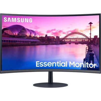 Kurvet PC Skærm - SAMSUNG LS27C390EAUXEN - 27" 4K - VA Panel - 4 ms - 75Hz - Nejlbar - Højttalere