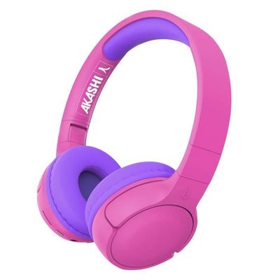 Bluetooth-hörlurar 5.0 - Akashi - Barn - Batteritid 8h - Fällbara - Rosa/Lila