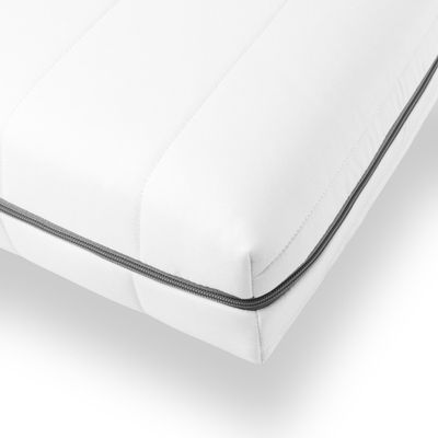 Säng 120x200 cm anti-kvalster - Billig skummadrass - Maskintvättbart överdrag - Tjocklek 10 cm