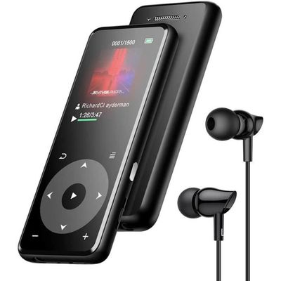Högtalare MP3 - AGPTEK - Bluetooth 4.0 - 8Go - Metall - TFT-skärm 1,8''