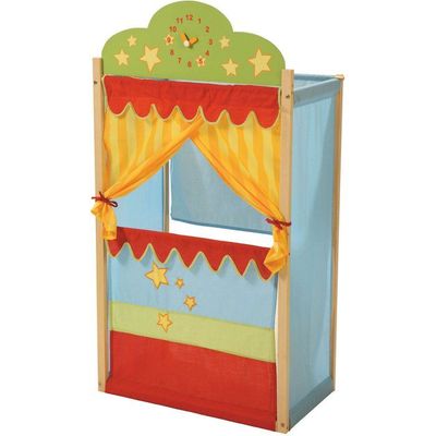 Marionetteater - ROBA - Ram i massivt trä - Cirkusuniversum - Från 3 år
