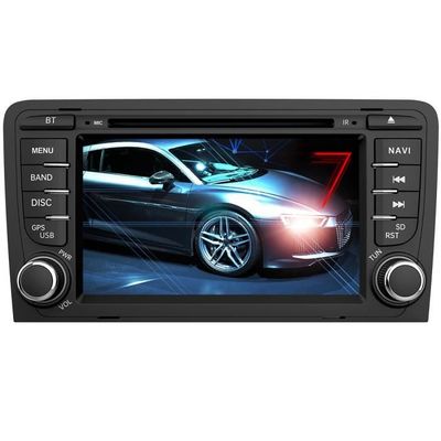 AWESAFE Bilstereo GPS Navigatör för Audi A3 8P/S3/RS3/Sportback 7'' huvud enhet stereo Bil 2 Din med CD-spelare FM RDS