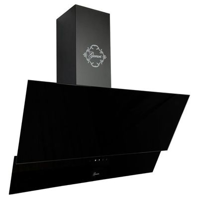 GURARI - Lutande köksfläkt - GCH D 268 8 Prime - 80 cm - Svart - Glas - Energiklass A - 1 000 m³/h