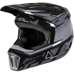 Leatt 2.5 V26 Motocross Helm, schwarz-grau, Größe XS für Männer