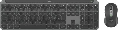 Logitech MK950 Signature Slim -näppäimistö ja hiiri, harmaa