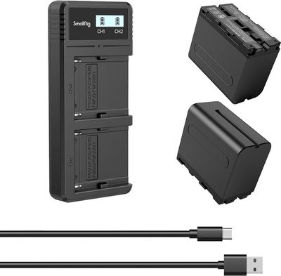 SmallRig 3823 NP-F970 batteri + oplader