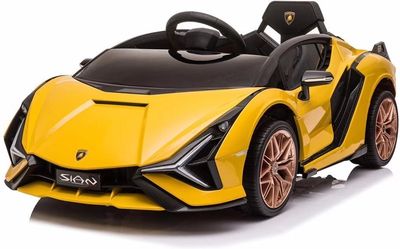 Lamborghini Sian 12V -elbil, gul