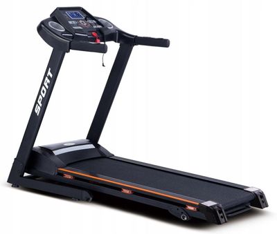 Viking Sports Vikbar Löpband för Seniorer - 3HK, 19km/h, 15° Lutning, LCD-display, USB/SD/MP3-anslutning