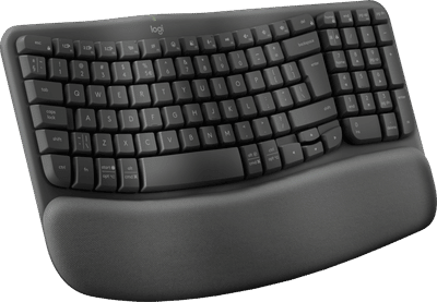 Logitech Wave Keys Draadloos Ergonomisch Toetsenbord QWERTY