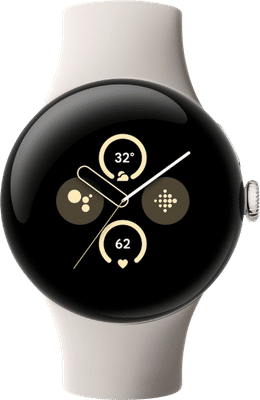 Google Pixel Watch 2 Zilver/Crème